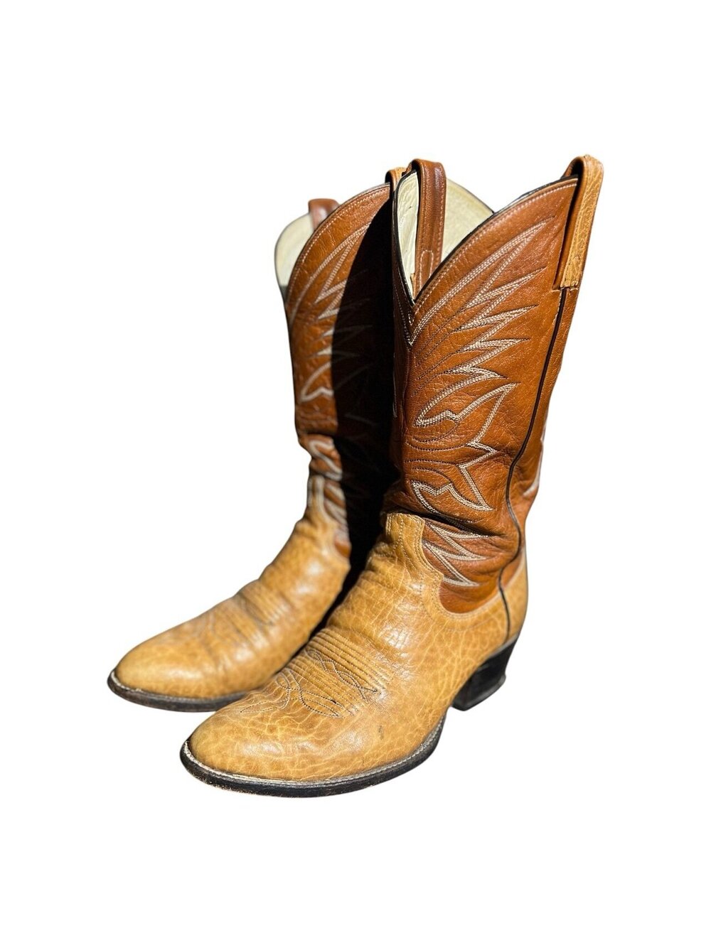 Vintage Dan Post Rhino Cowboy Boots